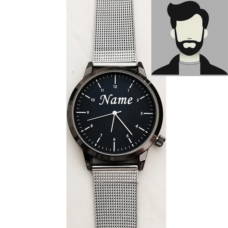 Male Silver Mesh