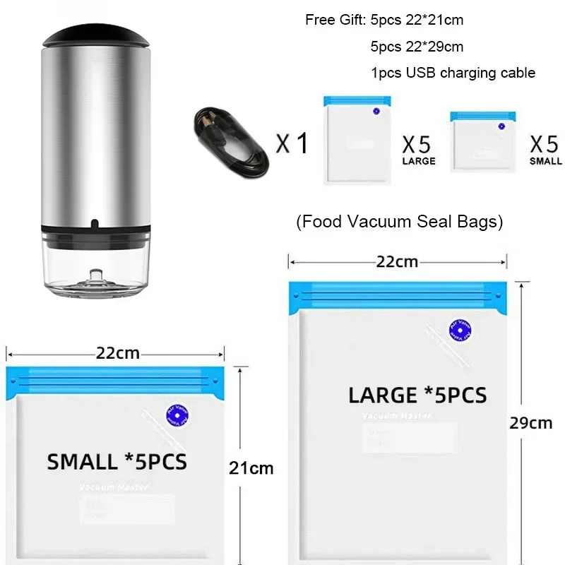 Silver 10 Bags Set
